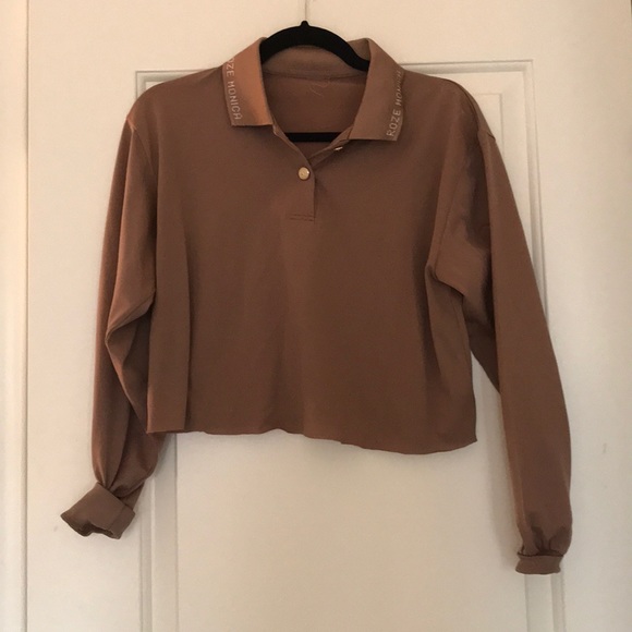 Tops - Vintage Cropped Blouse